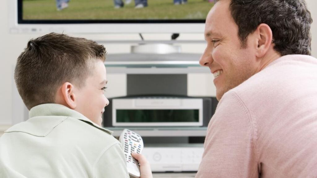 ‘I work hard to establish a routine for our son . . . but every time his dad is home, this is disrupted. Photograph: Getty Images