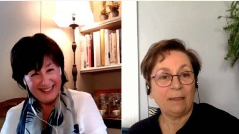 Kathy Sheridan and Anne Enright