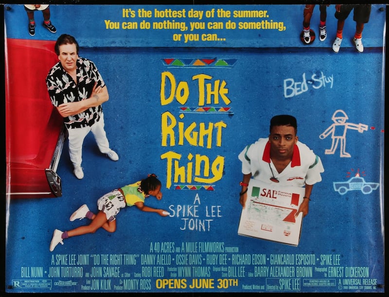 New this week: the original poster art for Do the Right Thing (1989)