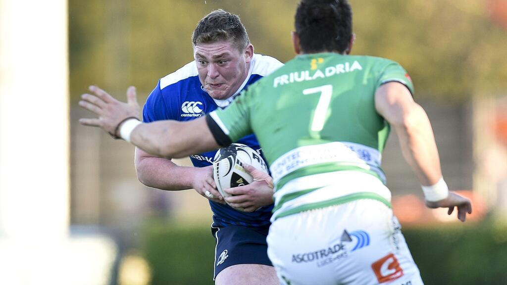 Tadhg Furlong: “If I played really well and lost, I couldn’t care (that I played well). You’re buying into the team.” Photograph: Maurilio Boldrini/Inpho.