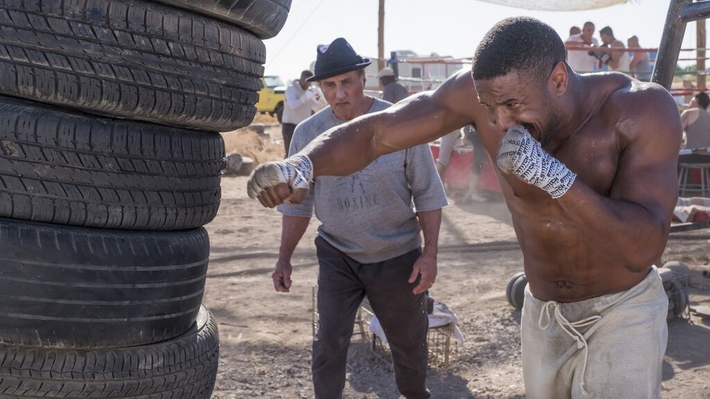 This time it’s personal: Sylvester Stallone and Michael B Jordan in Creed II