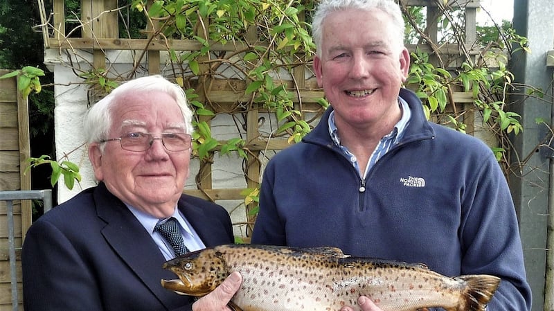 The late Ciarán Burke (left) with Tom Ormond