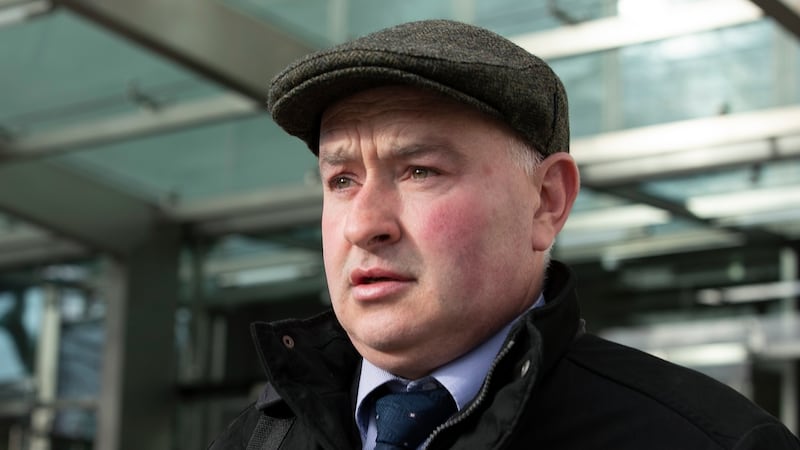 Patrick Quirke (50), of Breanshamore, Co. Tipperary, has pleaded not guilty to the murder of Bobby Ryan between June 2011 and April 2013. Photograph: Collins Courts.