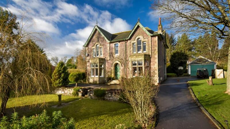 This Scottish five-bedroom Victorian house is located close to the village of Auchterarder.