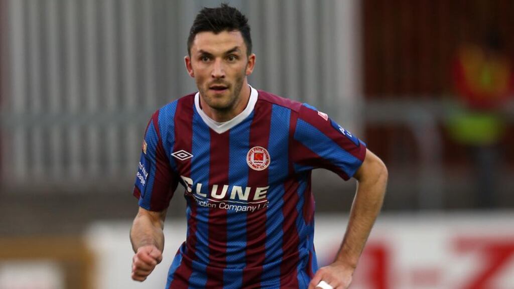 St Patrick’s Athletic’s Killian Brennan: scored eight goals from midfield as Liam Buckley’s side captured the Premier Division crown. Photo: Donall Farmer/Inpho