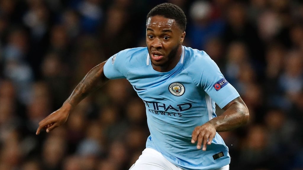 Greater Manchester Police are investigating an incident of alleged racially aggravated assault on Manchester City’s Raheem Sterling at the weekend. Photo: Martin Rickett/PA Wire