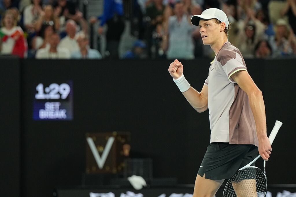 Jannik Sinner: defeated Daniil Medvedev in the men's singles final at the Australian Open in Melbourne Park. Photograph: Erick W. Rasco/Sports Illustrated via Getty Images