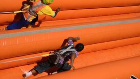 Boy ‘hooked like a fish in upper left arm’ in inflatable bungee run at school is awarded €25,000