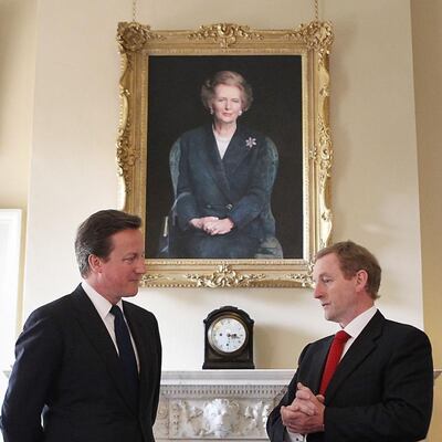 Political allies: David Cameron with Taoiseach Enda Kenny at 10 Downing Street in 2011. Photograph: Peter Macdiarmid/WPA Pool/Getty