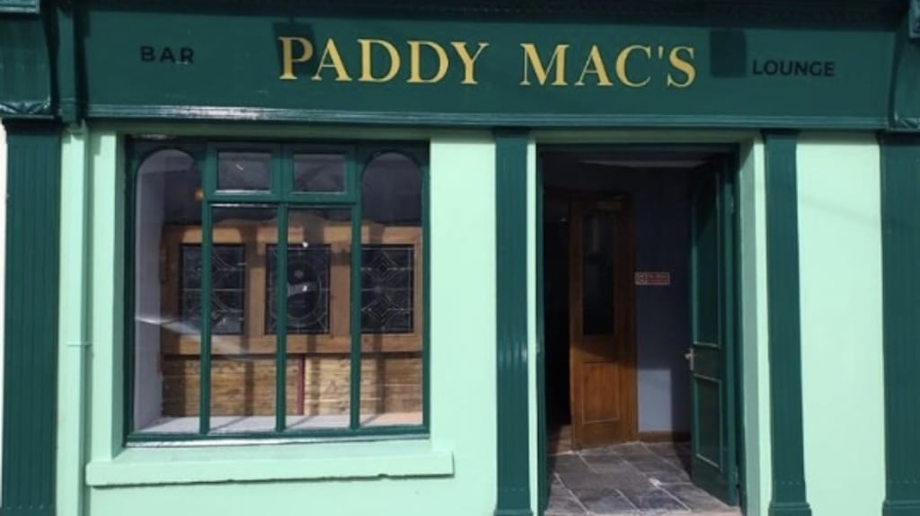Paddy Mac’s in Coachford, Co Cork
