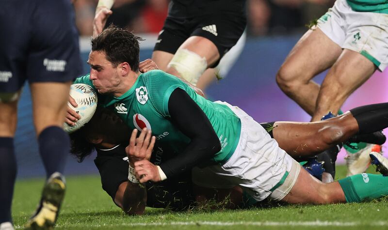 Ireland scored two well-constructed tries with Joey Carbery at the helm. Photograph: Billy Stickland/Inpho