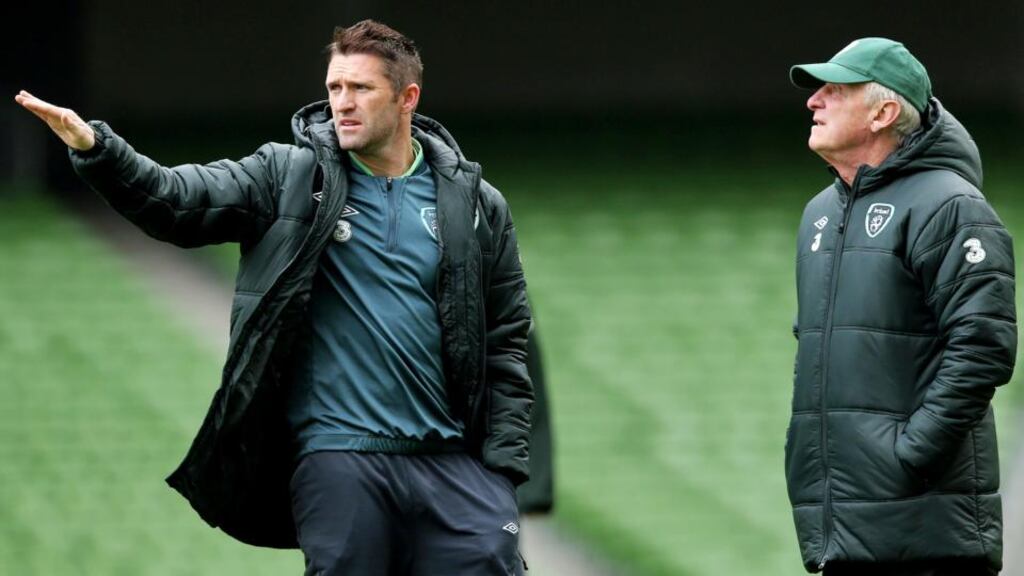 Robbie Keane: will not be available to Giovanni Trapattoni for England and Georgia games. Photograph: Inpho.