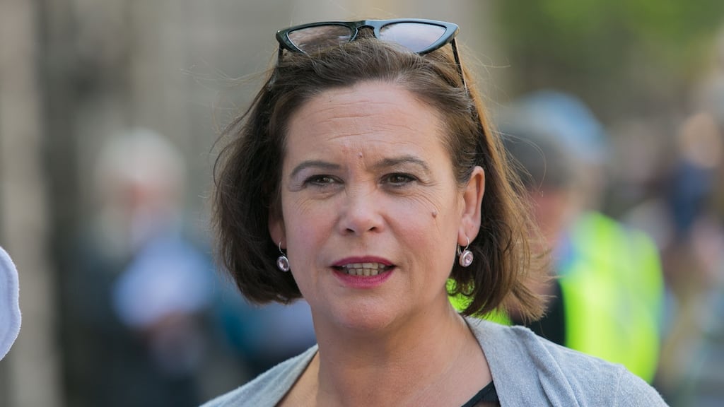 Sinn Féin leader Mary Lou McDonald. Photograph: Gareth Chaney Collins