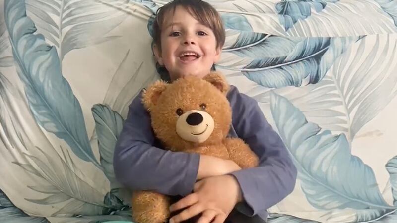 Matthew van Staden with Bear.