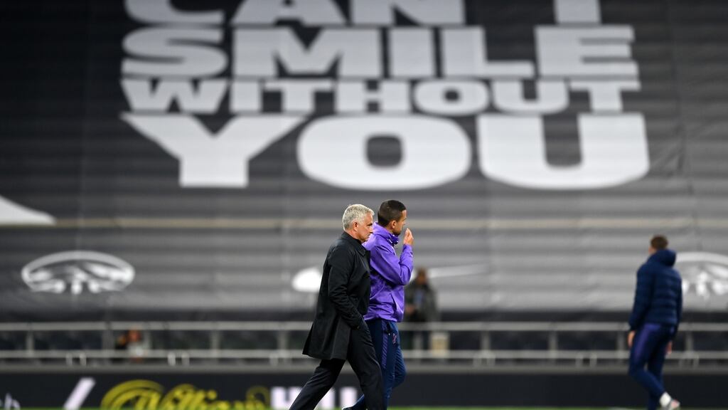 Tottenham manager José Mourinho defended his style of play after criticism from Paul Merson. Photo: Shaun Botterill/Getty Images