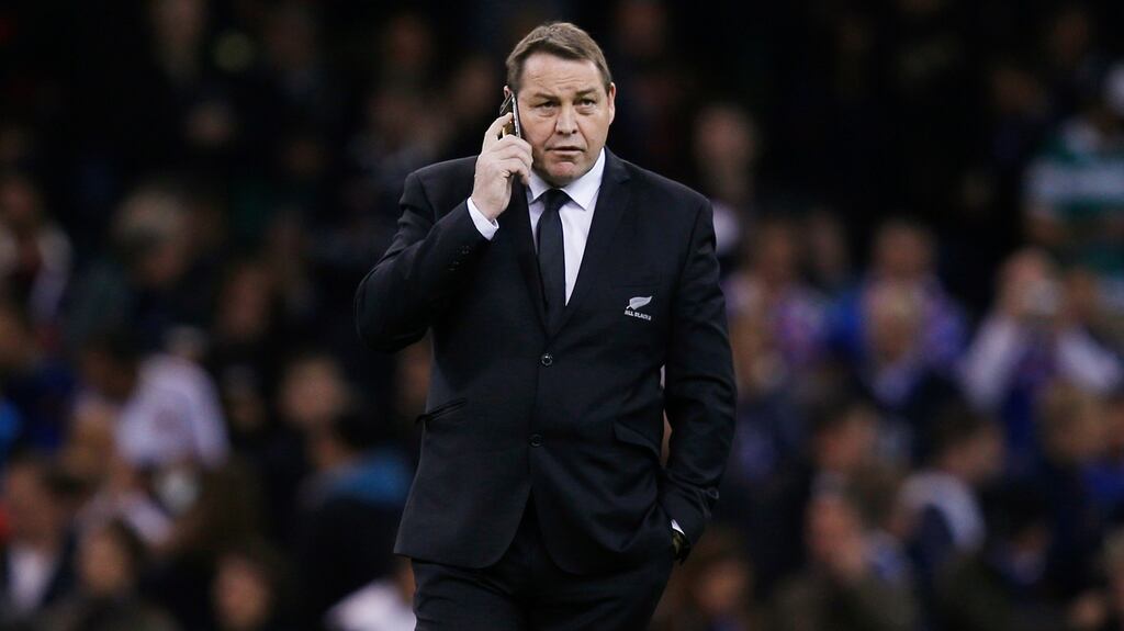 New Zealand coach Steve Hansen has suggests the English rugby team may be struggling for similar reasons to the English football team. Photograph: Reuters