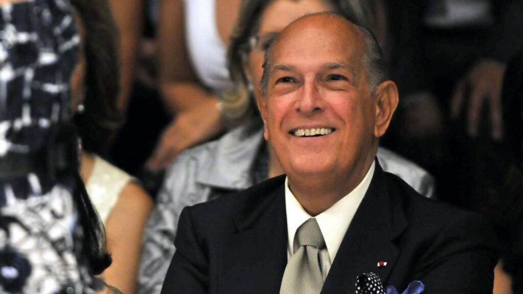 Oscar de la Renta who died at the age of 82 this week. Photograph: EPA/Carlos Ortega