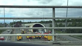 Port tunnel reopens after truck catches fire at M1/N1 entrance