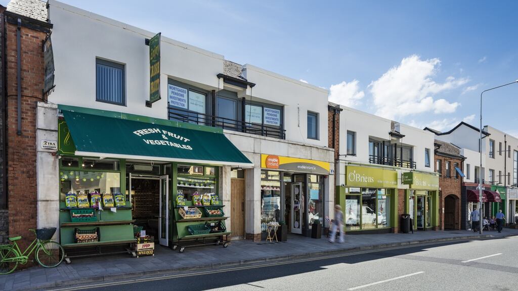Six shop units in Navan town centre on the Kennedy Road, which produce an annual rent roll of €217,500