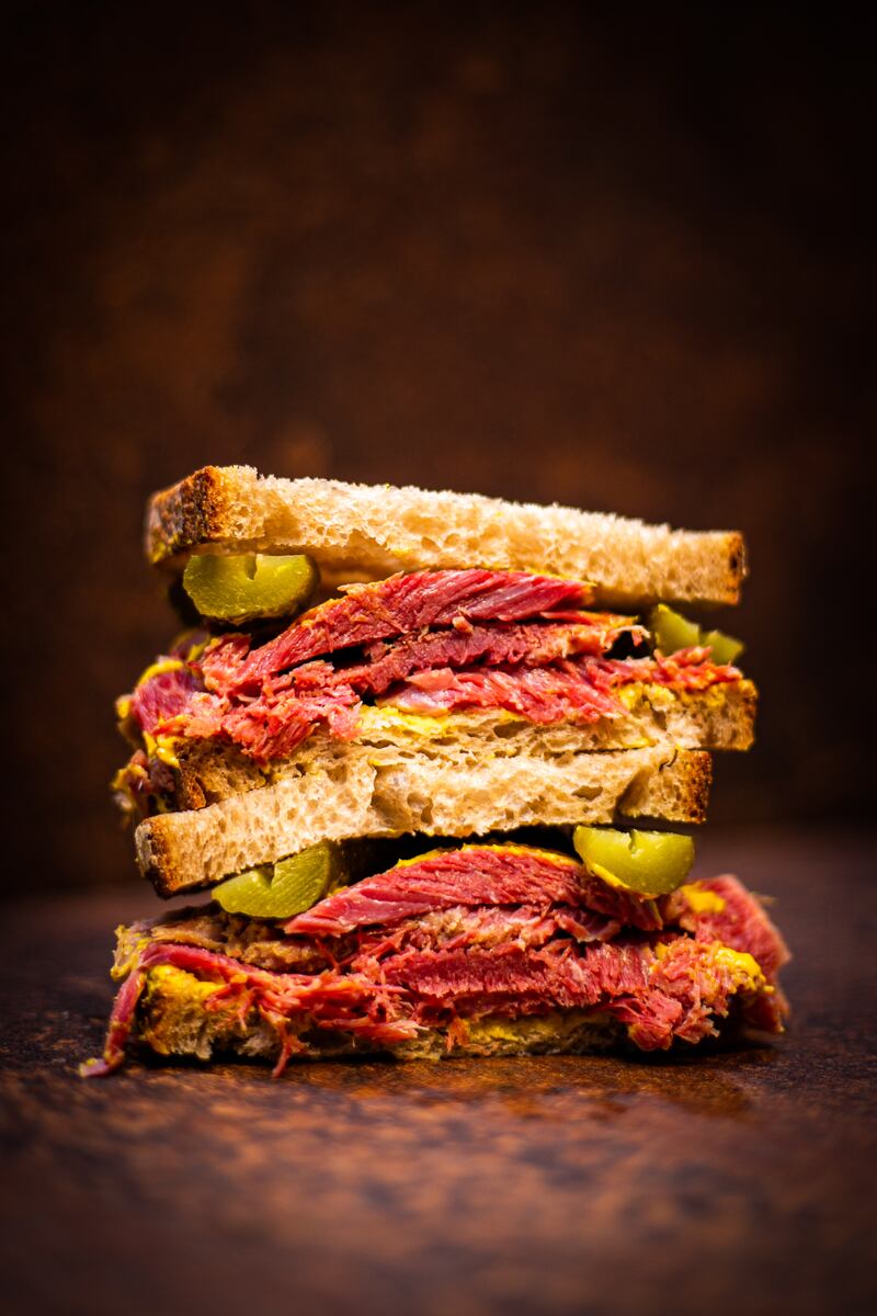 Salt beef sandwich from Deli 613 in Rathmines. Photograph: Veronica Bertoni