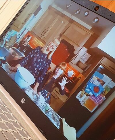 Jolene and Lily Mae Cox hosting their cooklong.