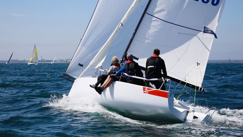 The J70 will be one of the boat types catered for in a new mixed sportsboat class on Dublin Bay next season. Photo: David O’Brien.