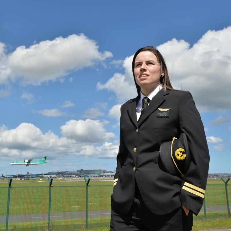Aer Lingus first officer Alice Farrell. Photograph: Alan Betson