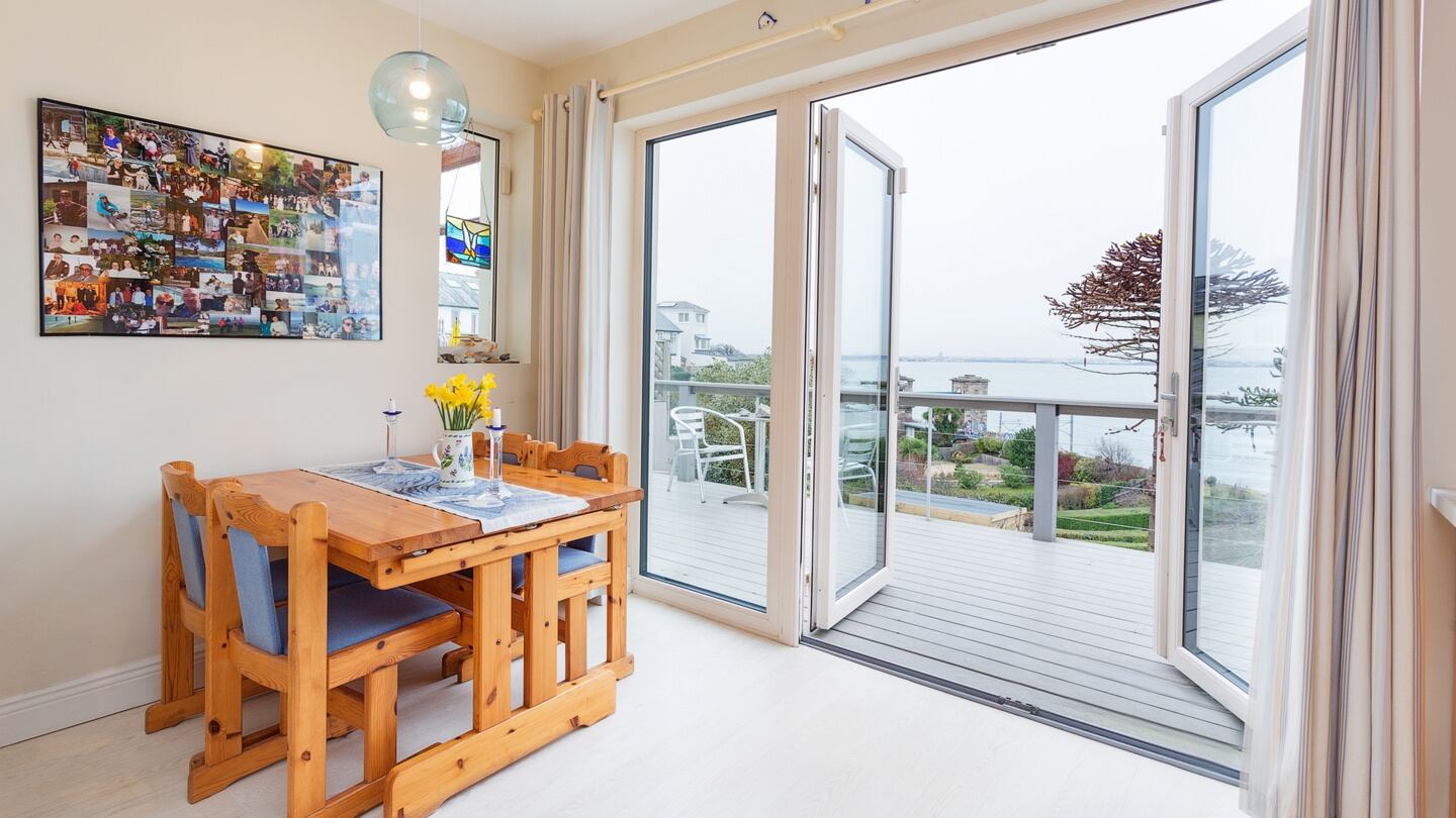 The view from the dining area.