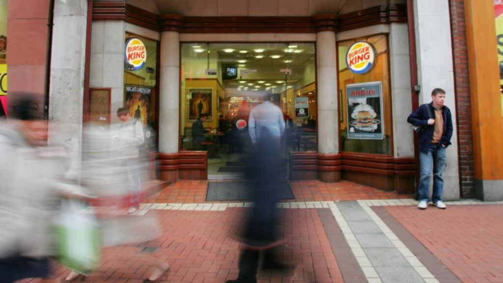 Resurfacing work on the section of Grafton Street from Nassau Street to Wicklow Street is due to finish shortly. Photograph: Bryan O’Brien