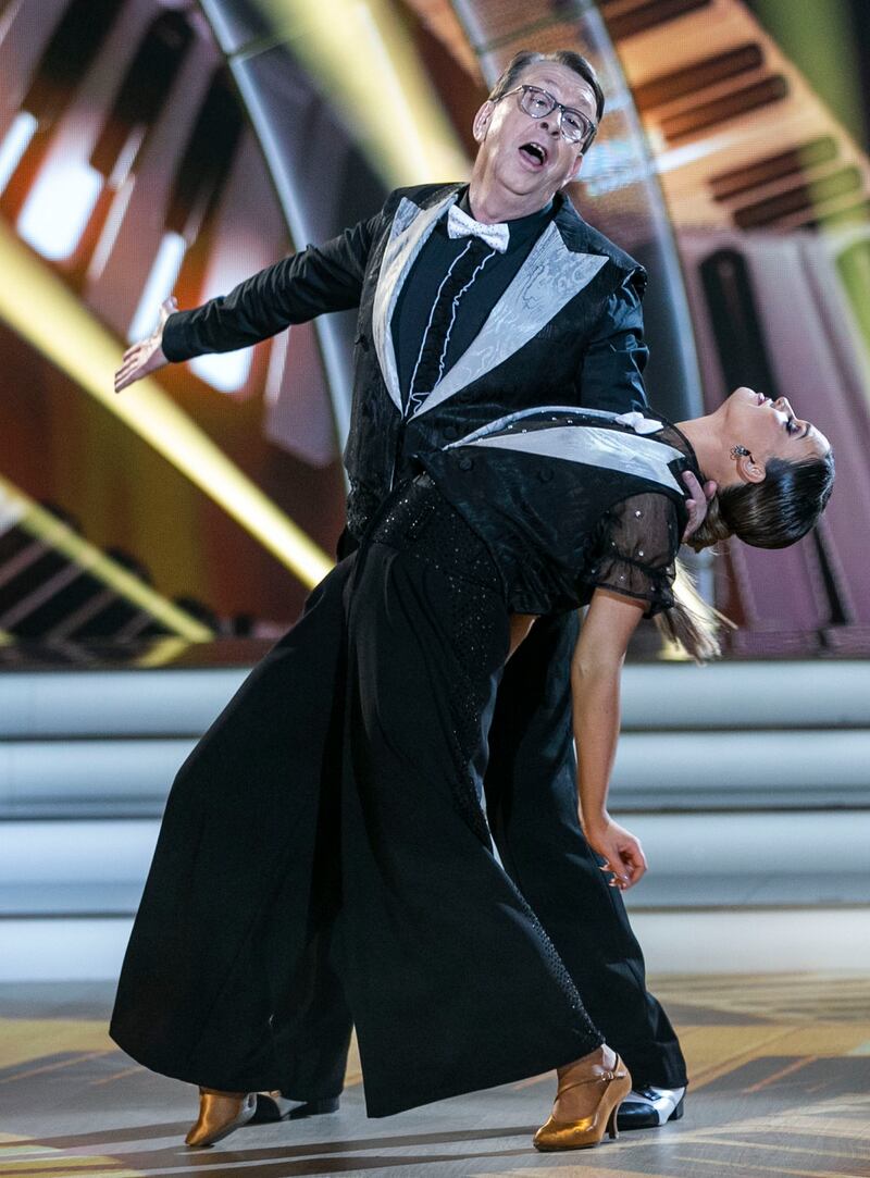 Dancing with the Stars: Fr Ray Kelly with Kylee Vincent. Photograph: Kyran O’Brien