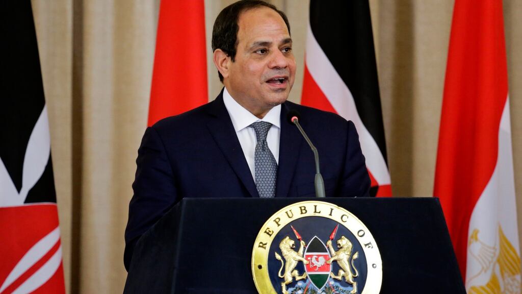 Egyptian president Abdel Fattah al-Sisi: The Taoiseach said he had spoken twice to him about Ibrahim Halawa. File photograph: Daniel Irungu/EPA