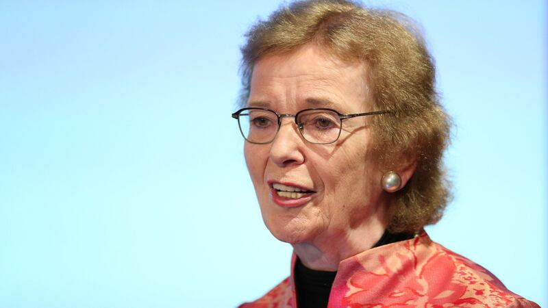 Former Irish president Mary Robinson who was been appointed chair of peace and human rights campaigning group The Elders this week. Photograph: Jonathan Brady/PA Wire