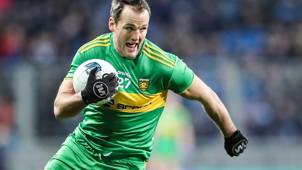 Michael Murphy: will be in action for Donegal against Tyrone. Photograph: Laszlo Geczo/Inpho