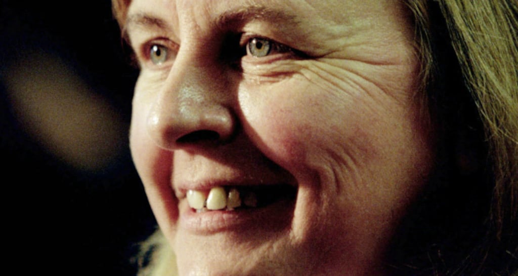 Bernadette McAliskey: gave delegates a highly personal account of her childhood and the road that took her to the moment in 1972 when, in the aftermath of Bloody Sunday, she crossed the floor of the British House of Commons and slapped the British home secretary Reginald Maudling across the face. Photograph: Reuters