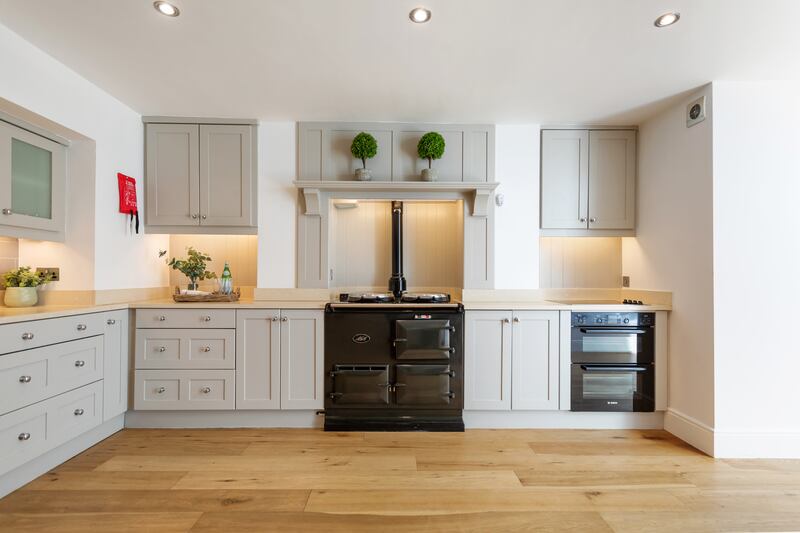 Kitchen with Aga cooker