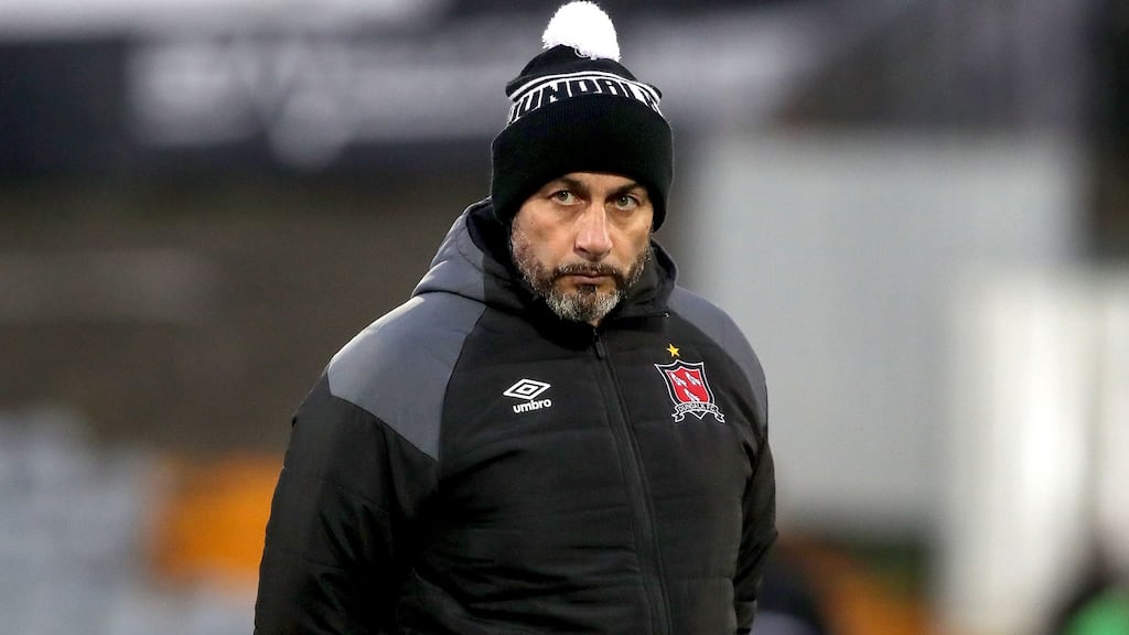 Dundalk manager Filippo Giovagnoli. Photograph: Bryan Keane/Inpho