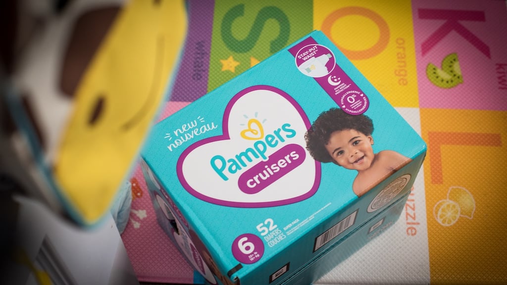 Pampers brand owner Procter & Gamble has lifted profit forecasts. Photograph: Tiffany Hagler-Geard/Bloomberg