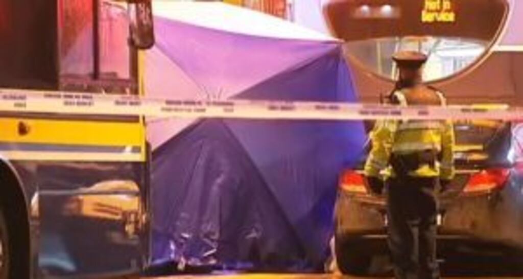 Gardaí on the scene of the incident on Dawson Street in Dublin on December 6th, 2012.