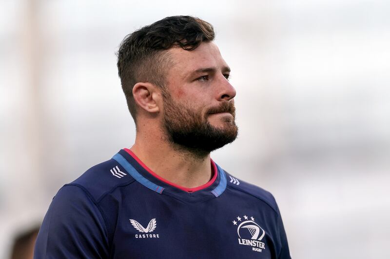 Leinster's Robbie Henshaw dejected after the defeat to Northampton Saints. Photograph: Laszlo Geczo/Inpho