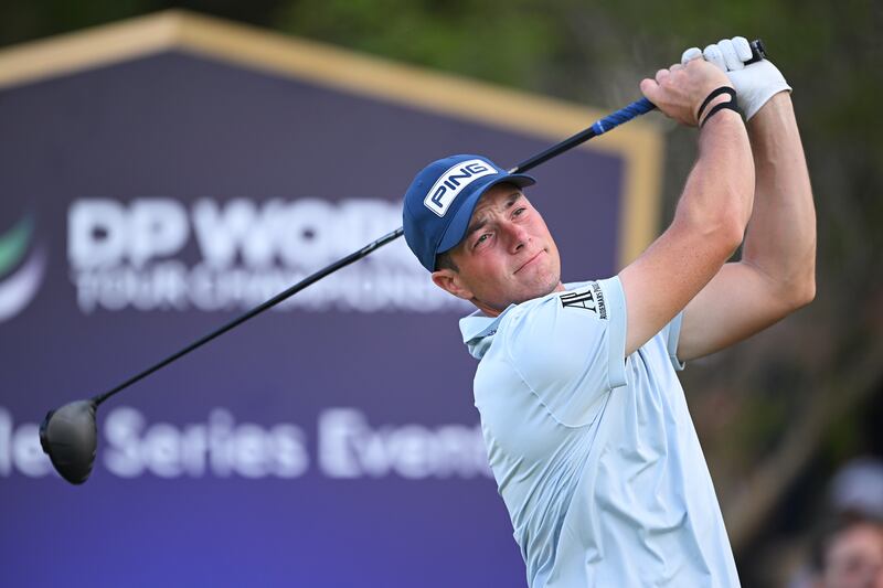 Viktor Hovland: will be aiming for a third successive win when he tees it up in the Hero World Challenge in the Bahamas. Photograph:Ross Kinnaird/Getty Images