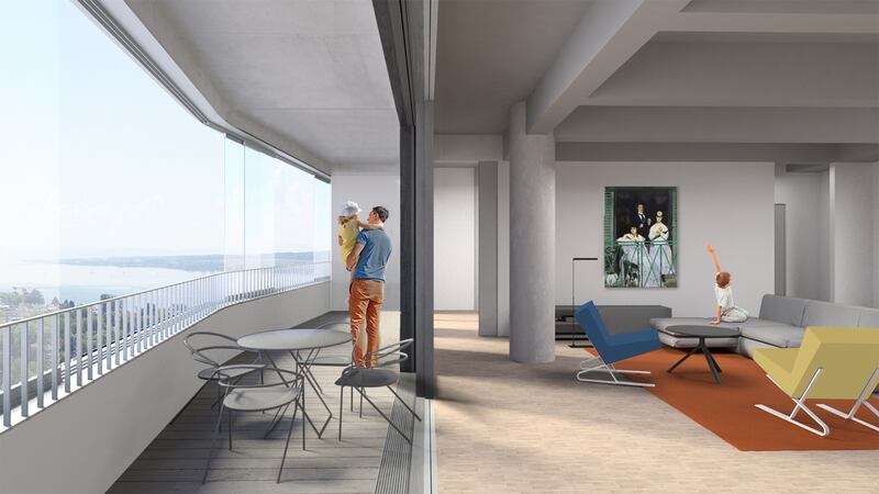 Architect Matthias Sauerbruch hopes its transformation of the Telekom Tower into homes will bring a renewed love for the building