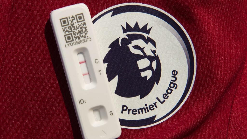 ‘When you start losing players to Covid then the worry is the competition becomes slightly unfair and I don’t think anyone wants to see that,’ said Newcastle manager Eddie Howe. Photograph:  Visionhaus/Getty Images