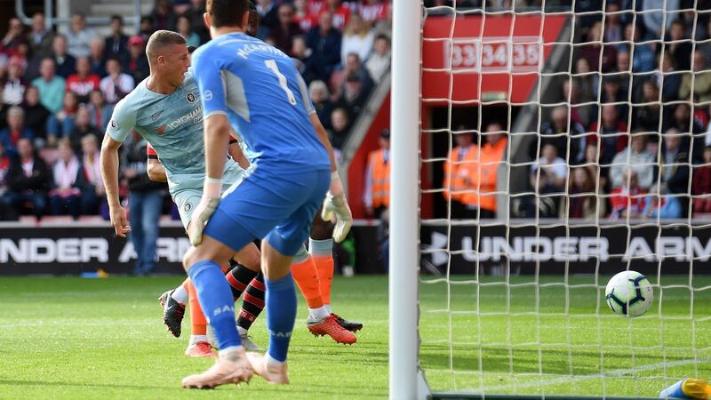 Ross Barkley scored Chelsea’s second in their 3-0 win over Southampton. Mike Hewitt/Getty