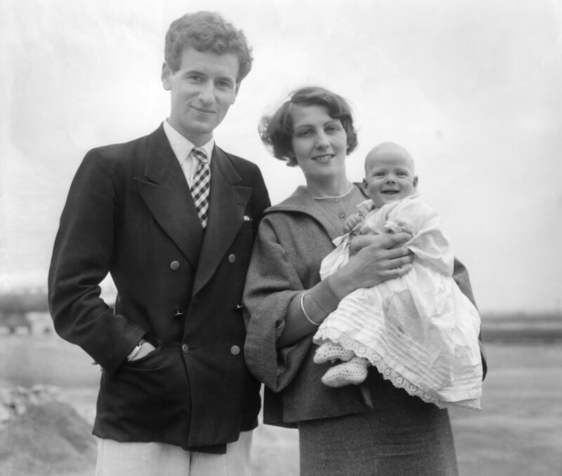 James and Elizabeth Morris with their 14-month-old baby Mark in March 1953. Photograph: TopFoto