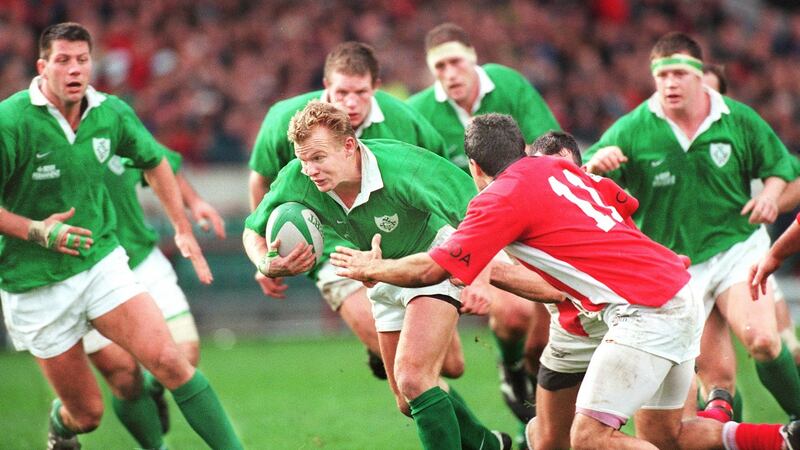 Mark McCall in action for Ireland during his playing days. Photograph: Eric Luke