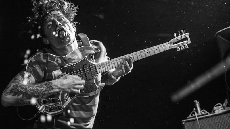 The guitarist of Oh Sees, who are playing in Belfast. Photograph: Thomas Girard