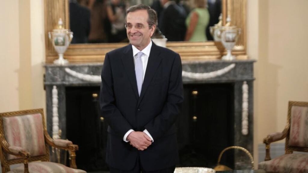 Greek prime minister Antonis Samaras: “He has not only offended Greeks but, perhaps more importantly, in the European context where he is so dependent on the good opinion of his mentors in Berlin and Brussels, he has not impressed.” Photograph: Reuters/John Kolesidis