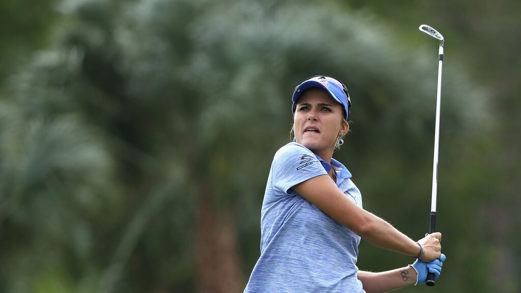 Lexi Thompson will again play in this week’s Shark Shootout. Photograph: Sam Greenwood/Getty Images