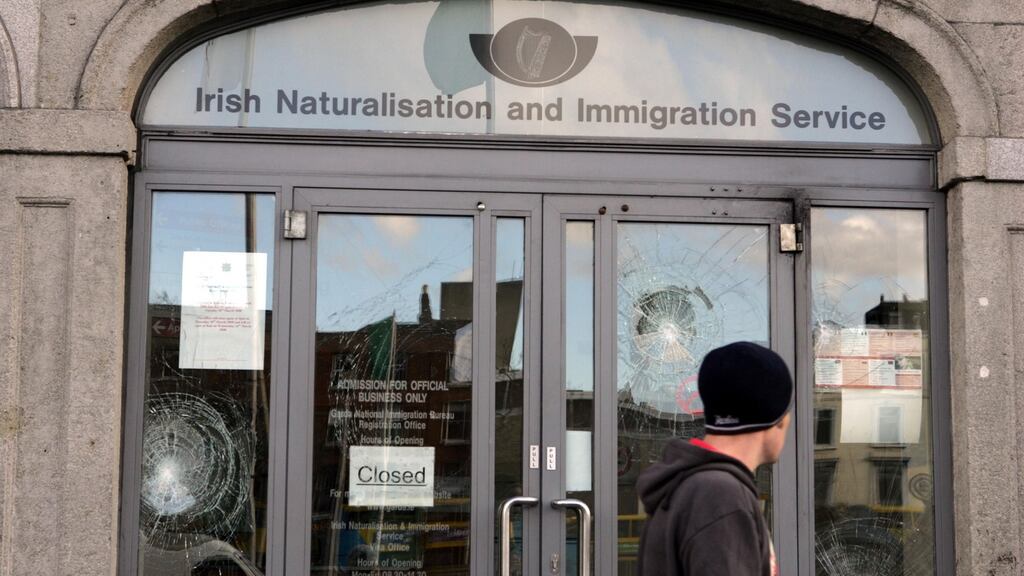 The office of Irish Naturalisation and Immigration Service on Burgh Quay. Figures released by the service showed 428 failed asylum seekers and illegal migrants were deported from the Republic in 2016. File photograph: Cyril Byrne