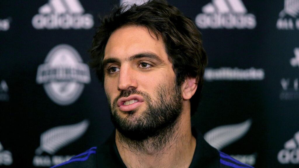 Sam Whitelock returns for the All Blacks on Saturday. Photograph: Inpho/Donall Farmer